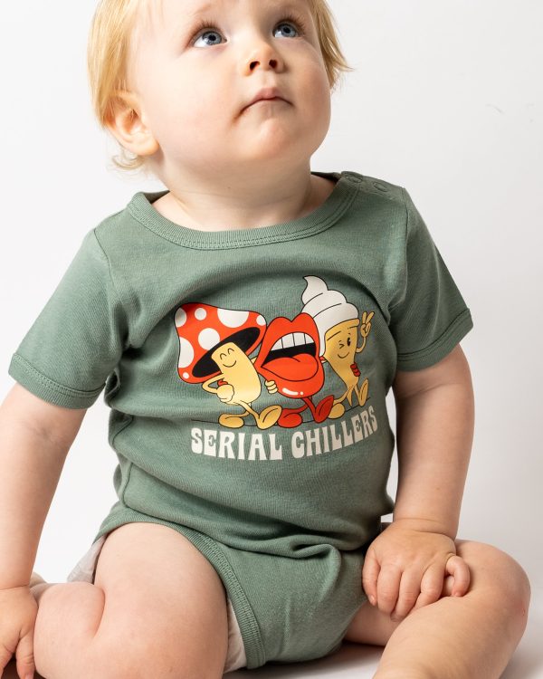 Serial Chillers Baby Onesie For Discount