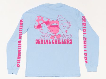 Serial Chillers Longsleeve - Blue Hot on Sale