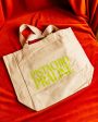 Pistachio Praline Tote Bag on Sale