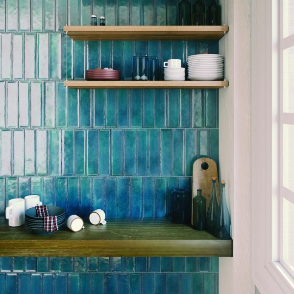 Emser Tile - Raku 3  x 12  Wall Tile - Blue Online now