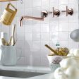 Lungarno Ceramics - Marrakesh 4  x 4  Wall Tile - Sahara White Fashion