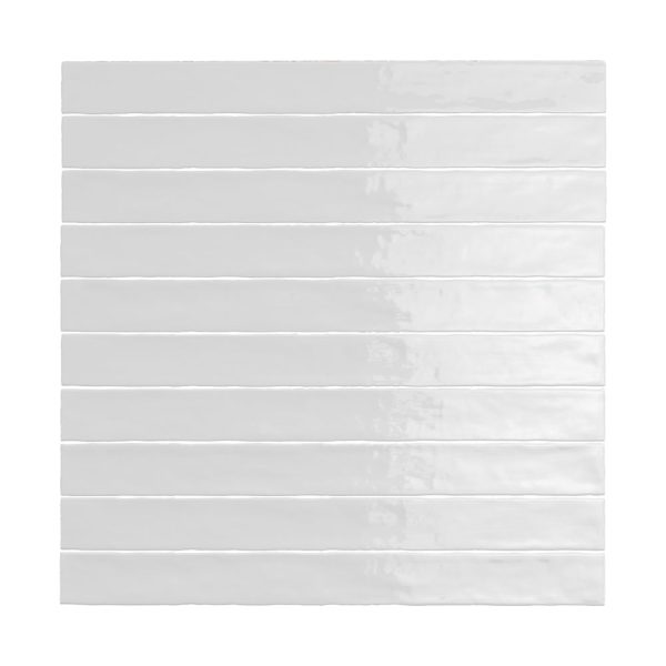 Lungarno - Linea 2 in. x 20 in. Ceramic Tile - Ghiaccio Glossy Sale