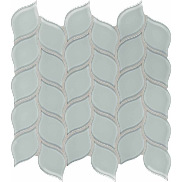 Anatolia - Element Glass Petal Mosaic - Cloud on Sale