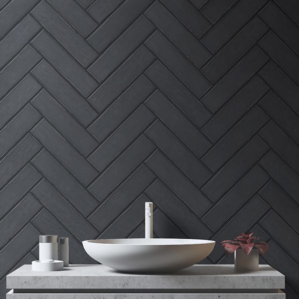 Lungarno - Linea 3 in. x 12 in. Ceramic Tile - Ardesia Matte Online now