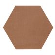 Marazzi - Moroccan Concrete 8  Hex Deco Tile - Terra Cotta MC56 For Cheap