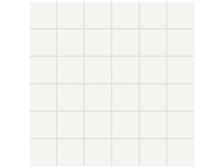 Anatolia - Soho Porcelain 2 in. x 2 in. Glazed Mosaic - Canvas White Matte Online Hot Sale