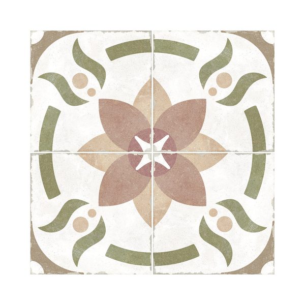 Lungarno Ceramics - Marrakesh 8  x 8  Porcelain Tile - Macaal Fashion