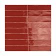 Lungarno - Linea 3 in. x 12 in. Ceramic Tile - Terracotta Glossy Discount