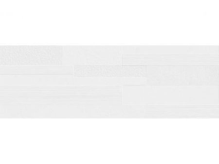 Tamiami - Candle 12  x 36  Rectified White Body Ceramic Tile - Blanco Riva Deco Online Hot Sale