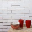 Lungarno Ceramics - Casablanca 2  x 6  Wall Tile - Cloud For Cheap