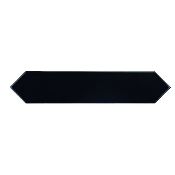 Equipe - Arrow Collection - 2 in. x 10 in. Wall Tile - Black Online Sale