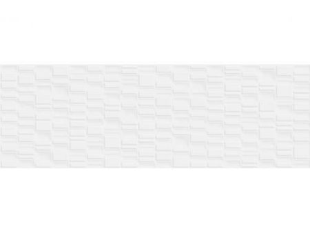 Tamiami - Candle 12  x 36  Rectified White Body Ceramic Tile - Blanco Minor Deco Fashion