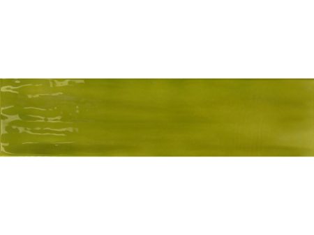 Tesoro - Joyful 4  x 16  Subway Tile - Lime For Discount