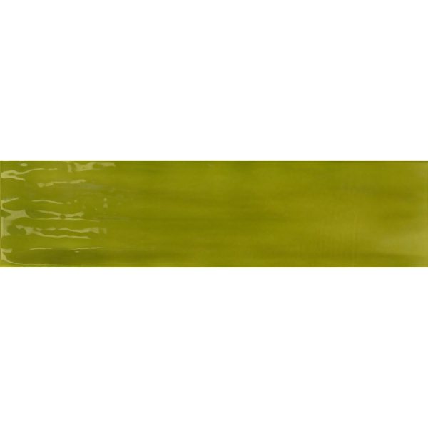 Tesoro - Joyful 4  x 16  Subway Tile - Lime For Discount