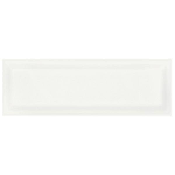 Anatolia - Soho Collection 4 in. x 12 in. Beveled Wall Tile - Canvas White Glossy For Cheap