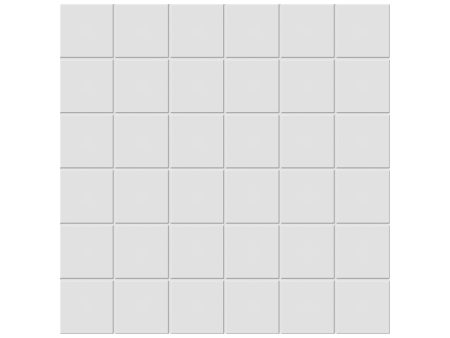 Anatolia - Soho Porcelain 2 in. x 2 in. Glazed Mosaic - Gallery Grey Matte Online Hot Sale