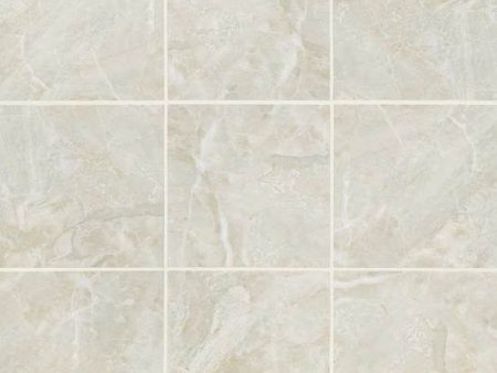 American Olean Mirasol 12 in. x 12 in. Glazed Porcelain Floor Tile - Silver Marble Matte For Cheap