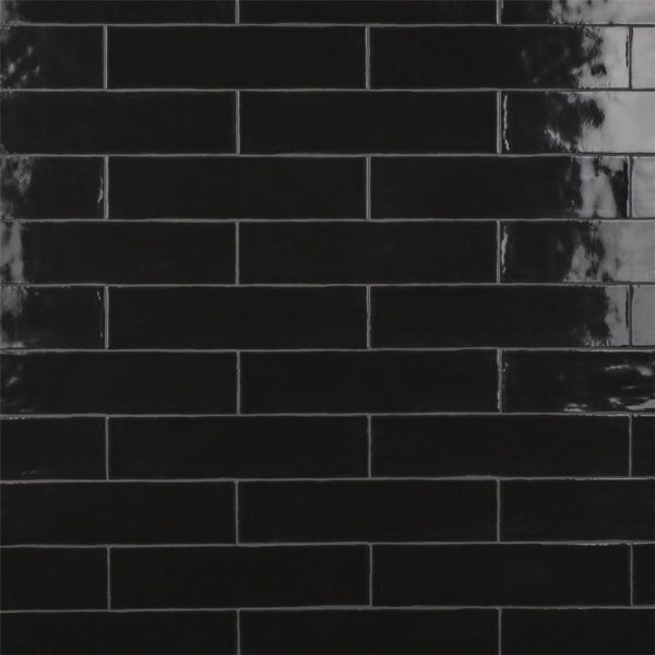 SomerTile - Chester 3  x 12  Subway Tile - Nero Fashion