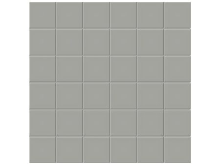 Anatolia - Soho Porcelain 2 in. x 2 in. Glazed Mosaic - Cement Chic Matte For Discount