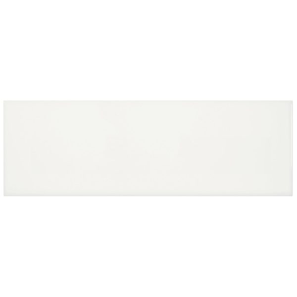 Anatolia - Soho Collection 4 in. x 12 in. Wall Tile - Canvas White Glossy Online Hot Sale