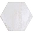 Bestile - Carmen 5.1 in. x 5.9 in. Hexagon Porcelain Tile - White Discount