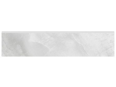 Anatolia - Plata 3 in. x 12 in. Glazed Porcelain Bullnose - Onyx Crystallo Matte Fashion