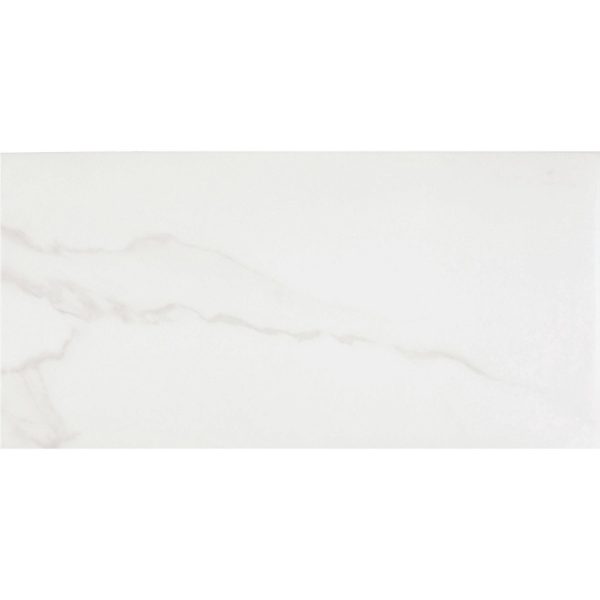 Daltile - Artsy - 12 in. x 24 in. Glazed Porcelain Floor Tile - Studio Carrara Hot on Sale