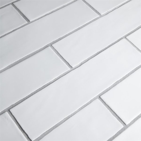 SomerTile - Chester 3  x 12  Subway Tile - Matte Bianco Discount