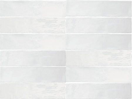 Arizona Tile - Flash 3  x 12  Ceramic Wall Tile - White Fashion