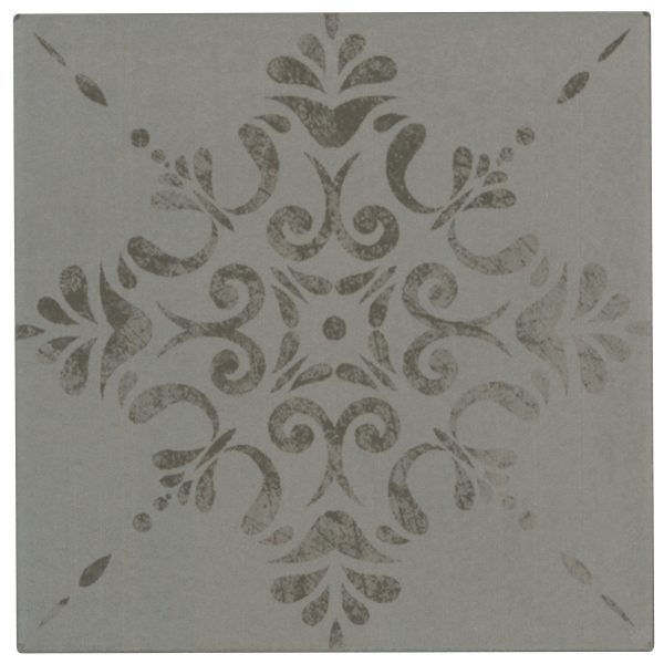 Marazzi - Moroccan Concrete 8  x 8  Deco Porcelain Tile - Aziza Gray MC61 Cheap