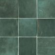 Bedrosians Tile & Stone - Cloe 5  x 5  Wall Tile - Green Fashion