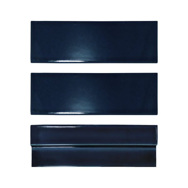 Lungarno Ceramics - Casablanca 2  x 6  Wall Tile - Ocean Blue For Cheap