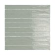 Lungarno - Linea 2 in. x 20 in. Ceramic Tile - Verde Menta Glossy For Sale