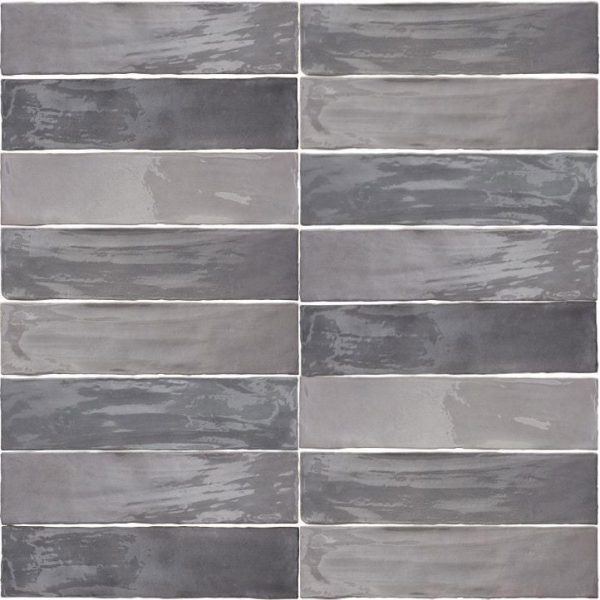 Arizona Tile - Flash 3  x 12  Ceramic Wall Tile - Cool Grey For Sale