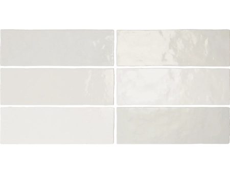 Equipe - Artisan Collection - 2.5  x 8  Wall Tile - White Discount