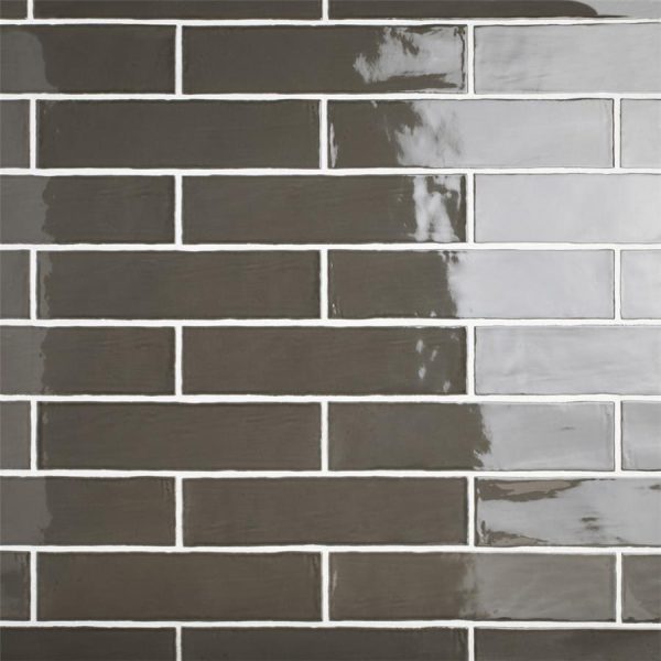 SomerTile - Chester 3  x 12  Subway Tile - Grafito Cheap