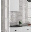 Equipe - Tribeca Collection - 2.5 in. x 10 in. Wall Tile - Grey Whisper on Sale