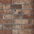 Arizona Tile - Castle Brick - 2.5 in. x 10 in. Porcelain Tile - Red Hot on Sale