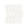 Anatolia - Soho Porcelain 2 in. x 5 in. Picket Mosaic - Canvas White Glossy Online