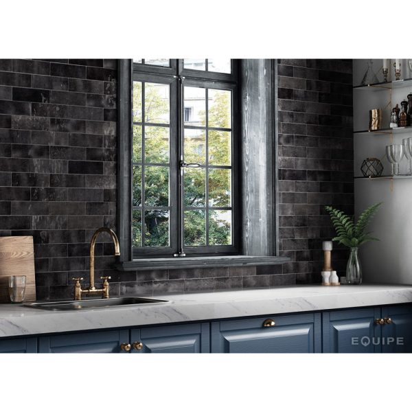 Equipe - Artisan Collection - 2.5  x 8  Wall Tile - Graphite Online