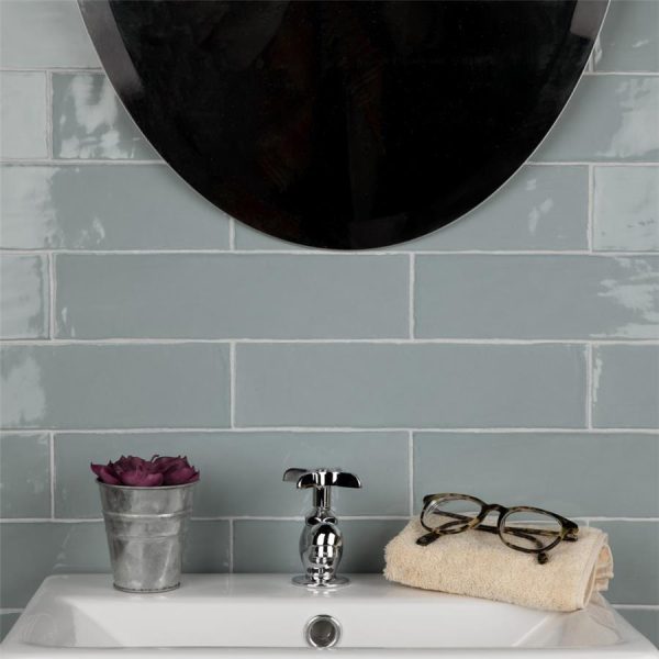 SomerTile - Chester 3  x 12  Subway Tile - Acqua For Sale