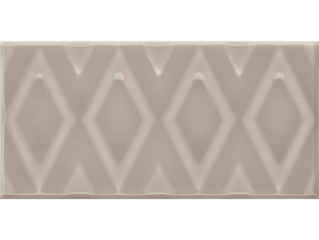 Daltile RetroSpace 3 in. x 6 in. Diamond Accent Wall Tile - Sycamore Tan For Sale