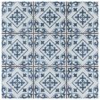 SomerTile - Harmonia 13 in. x 13 in. Ceramic Tile - Atlantic Cobalt Blue Discount