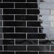 SomerTile - Chester 3  x 12  Subway Tile - Nero Fashion