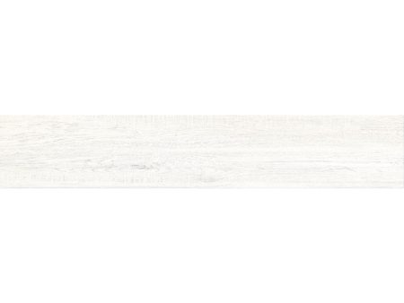 General Ceramic - Baltimore 9 in. x 48 in. Wood Look Porcelain Tile - Blanco For Discount