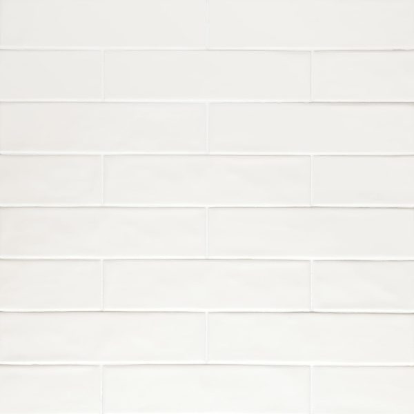 Bedrosians Tile & Stone - Clara 2.75  x 11  Matte Porcelain Tile - White Cheap