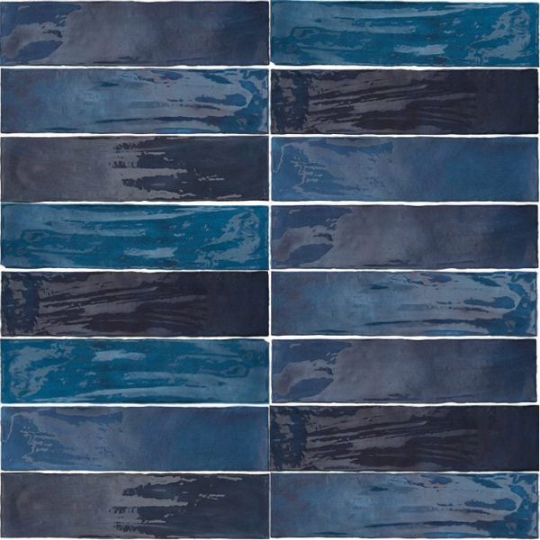 Arizona Tile - Flash 3  x 12  Ceramic Wall Tile - Cobalt For Cheap