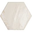 Bestile - Carmen 5.1 in. x 5.9 in. Hexagon Porcelain Tile - Beige For Cheap