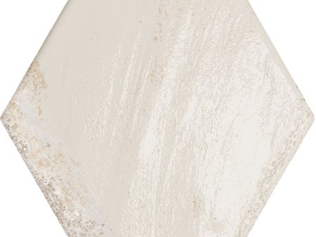 Bestile - Carmen 5.1 in. x 5.9 in. Hexagon Porcelain Tile - Beige For Cheap