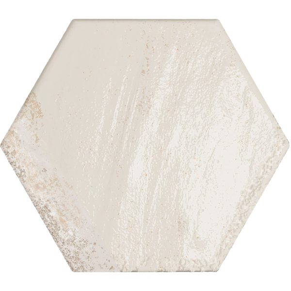 Bestile - Carmen 5.1 in. x 5.9 in. Hexagon Porcelain Tile - Beige For Cheap